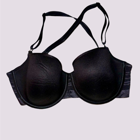 Chantelle bra blk 32E w/ convertible straps - Picture 4 of 8